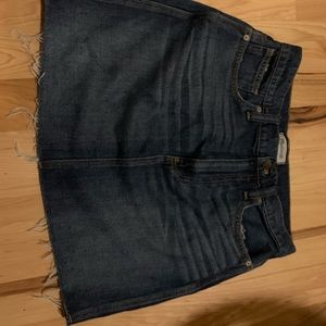 Madewell denim skirt